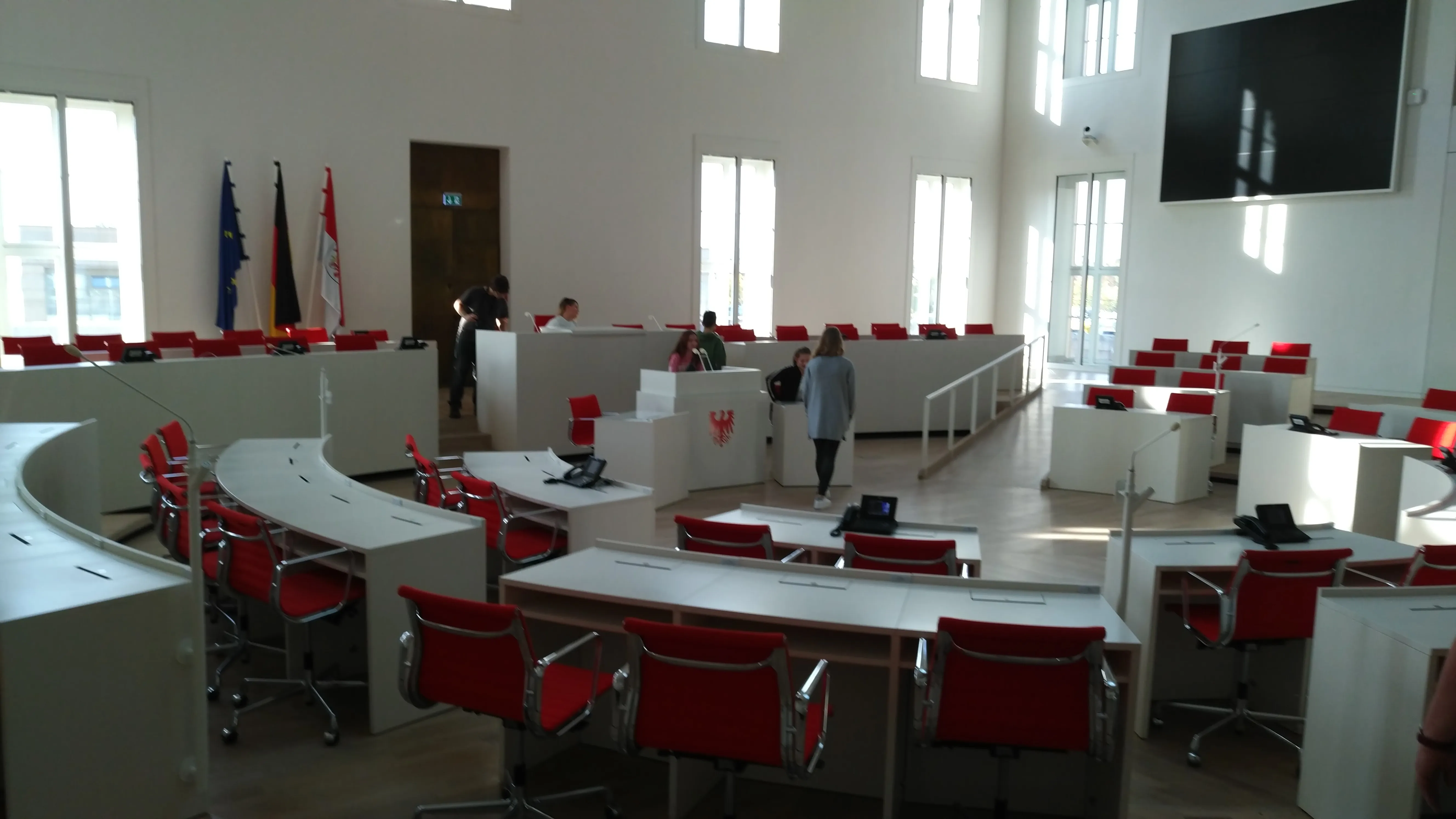 Mit dem Strausberger Jugendparlament unterwegs im Brandenburger Landtag